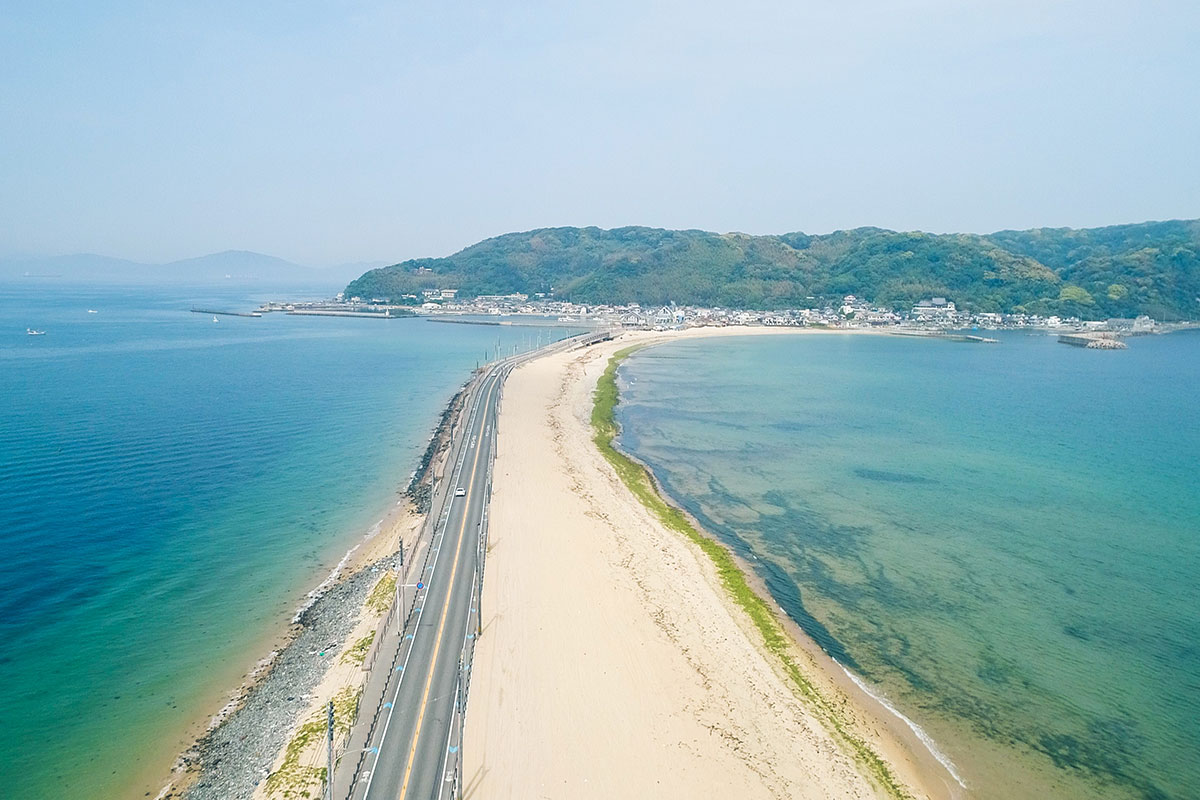 「ドローン空撮からみる、福岡県志賀島エリア」記事内画像
